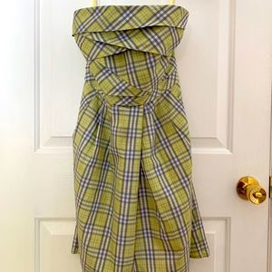 C. Luce Plaid Dress